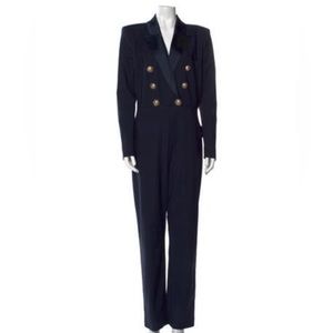 Balmain jumpsuit. Size FR44. Fits US 10-12. Gorgeous piece. Stretchy fabric.